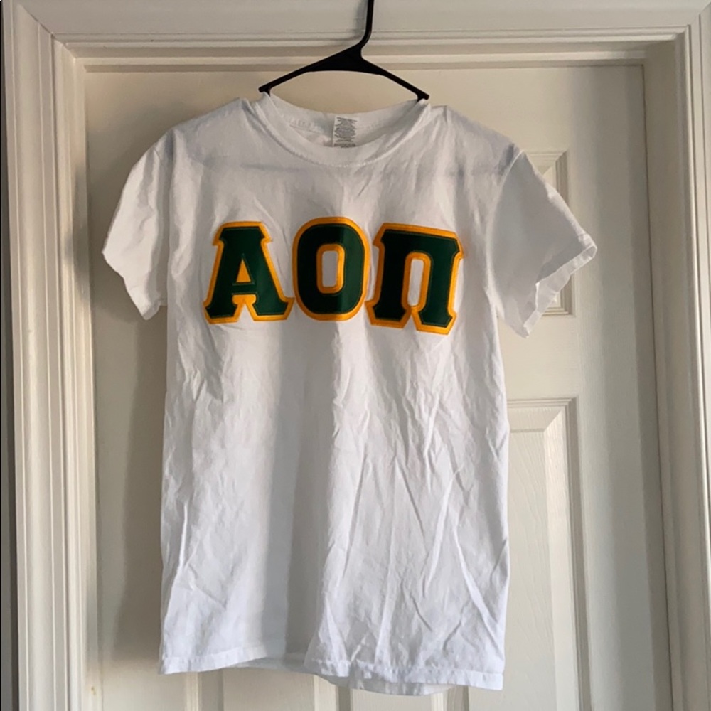 Alpha Omicron Pi Letters Shirt